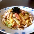 みっつ★あす's cooksnap of when they made 豚肉と白菜の和風パスタ.