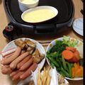 陸倫葵's cooksnap of when they made チーズフォンデュ。.