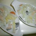 白いぐれーぷ's cooksnap of when they made 鮭と白菜のグラタンスープ♬.