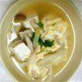 はちぱちはっちゃん's cooksnap of when they made 水菜と豆腐のたまごスープ.
