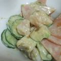 michikopu's cooksnap of when they made 【おつまみ】えびとアボカド和え.