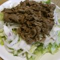 3姉妹ちゃんママ's cooksnap of when they made 牛肉のさっぱりサラダ.