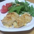 gumepoo's cooksnap of when they made 揚げない☆ささみのチーズ大葉フライ.