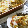 ハナレ's cooksnap of when they made チーズと夏野菜のチリコンカン風グラタン.