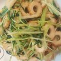 たにっきー's cooksnap of when they made ～水菜とハムで✿おひたし風～.