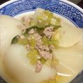 やぎえ's cooksnap of when they made カブの鷄そぼろ煮♥.