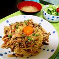 qoopad's cooksnap of when they made きのこの和風カルボナーラ.