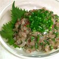 chiＡki's cooksnap of when they made 超かんたん！！！鯵のなめろう。。.