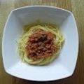 すいすい丸's cooksnap of when they made 我が家のミートソーススパゲッティ.