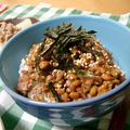 Galah's cooksnap of when they made 納豆どんぶり.