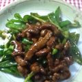 VanDyke's cooksnap of when they made チンジャオロース（牛肉ピーマン炒め）.
