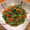 P-K23's cooksnap of when they made ご飯が進む！蕪の葉おかか炒め.