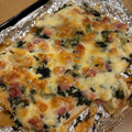 kan♪mama's cooksnap of when they made 厚揚げと春菊のチーズ焼き〜♪.