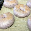 聖美49's cooksnap of when they made 材料シンプル！簡単ブルーベリーベーグル.