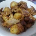 hozunyam's cooksnap of when they made 簡単＊豚こまとじゃがいものカレー照り焼き.