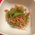 Fuchan8's cooksnap of when they made ∮切干大根とさやえんどうと桜エビ炒め∮.