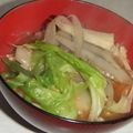 きらり流れ星's cooksnap of when they made 便秘解消☆おかず味噌汁♪.