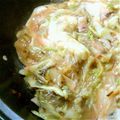柚葉ﾁｬﾝ's cooksnap of when they made おうちでもんじゃ焼き.