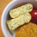 daikanon's cooksnap of when they made お弁当に♪青のり入り卵焼き.