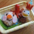 chibi-usagi's cooksnap of when they made 仲良し♪エッグ王子【キャラ弁】.