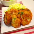 Marrietty's cooksnap of when they made 豆腐とはんぺんで♪えびのふんわり焼き.