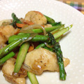 Harusha's cooksnap of when they made ささみとアスパラの中華風炒め.