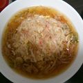 ８９６の姫's cooksnap of when they made カニカマdeあんかけチャーハン☆.