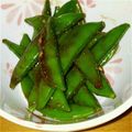 yumatarou's cooksnap of when they made きぬさやのごま味噌和え.