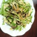 こげちゃろ's cooksnap of when they made 水菜＆カニカマ＆舞茸のサラダ ２.
