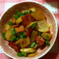 ma___111's cooksnap of when they made 大根と焼き豚のオイスター炒め.