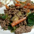 ともかも:B's cooksnap of when they made 茄子とピーマンの肉味噌炒め.