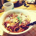 saebashi's cooksnap of when they made 余ったハヤシライスで焼きそば★.