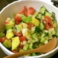 いけすだ's cooksnap of when they made しょう油がミソ　アボカドと夏野菜サラダ.