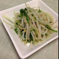 カなな's cooksnap of when they made 豆もやしと水菜のヘルシーおかず.