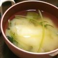 ＲＫまま's cooksnap of when they made 餃子の皮が余ったら…味噌汁に✿.