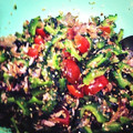 牛乳屋さんのキリン's cooksnap of when they made ゴーヤとプチトマトの❤おひたし風サラダ.
