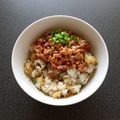 WOODs´'s cooksnap of when they made 悪魔の納豆ごはん.