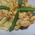 かしやや's cooksnap of when they made キャベツと豆腐の炒り卵.