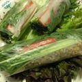 ほっほ's cooksnap of when they made m水菜とカニかまのミニ生春巻き.