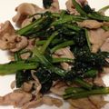 なみぃ☆♪'s cooksnap of when they made 豚肉と小松菜のにんにく炒め.