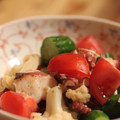 ゆしゅな's cooksnap of when they made トマトとタコときゅうりのポン酢和え.