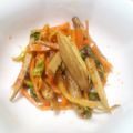イナイトタナー's cooksnap of when they made セロリの葉deきんぴら牛蒡.