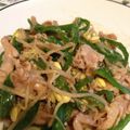 nyanmk's cooksnap of when they made 青椒肉絲.