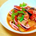 ＊＊jun＊＊'s cooksnap of when they made パスタにも♡イカと夏野菜のイタリアン炒め.