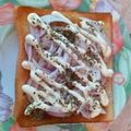 あざらしの赤ちゃん's cooksnap of when they made 大好き♪新たまトースト♪.
