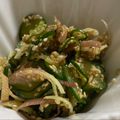 にゃつめ〜's cooksnap of when they made きゅうりとみょうがの胡麻和え.