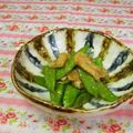 赤い電話's cooksnap of when they made 簡単！今が旬、絹さやと油揚げの煮浸し.