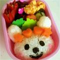 チコチヨ's cooksnap of when they made ＊キャラ弁＊簡単★お花冠のうさぎちゃん.