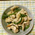 石のスープ's cooksnap of when they made 細切りで時短！鶏とピーマンの生姜炒め.