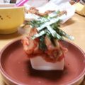 スリーエクボ's cooksnap of when they made 酒の肴に♪キムチ冷奴.